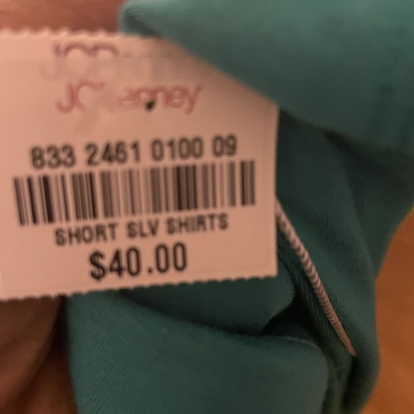 Worthington Short Sleeve Polo Collar Button Down Shirt - Picture 5 of 6